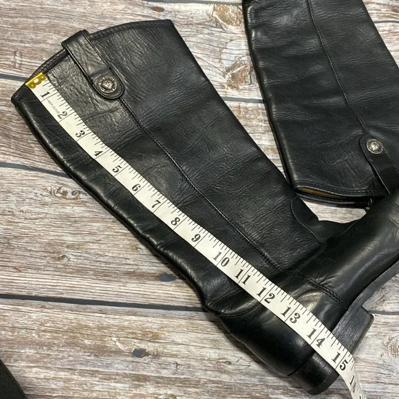 Frye WOMEN MELISSA BUTTON 2 black sz 8 - Picture 5 of 12